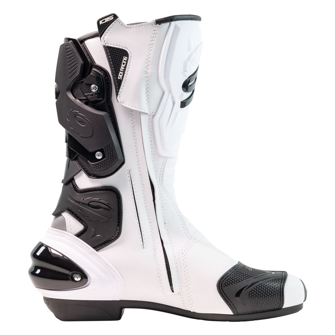 Vertigo 2 White & Black Motorcycle Boots