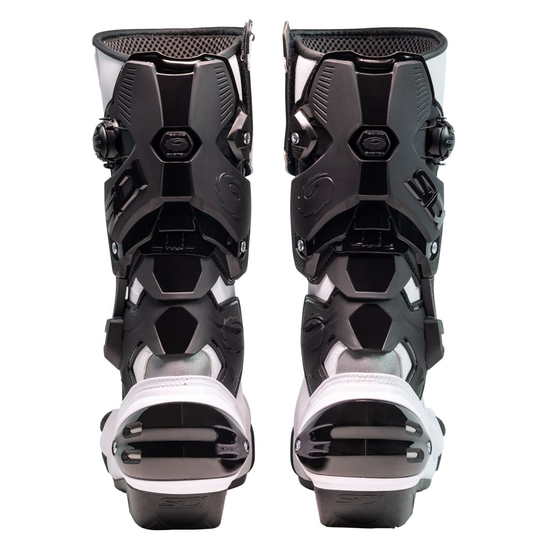 Vertigo 2 White & Black Motorcycle Boots