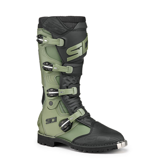 X-Power Enduro Army Green & Black Motorcycle Boots